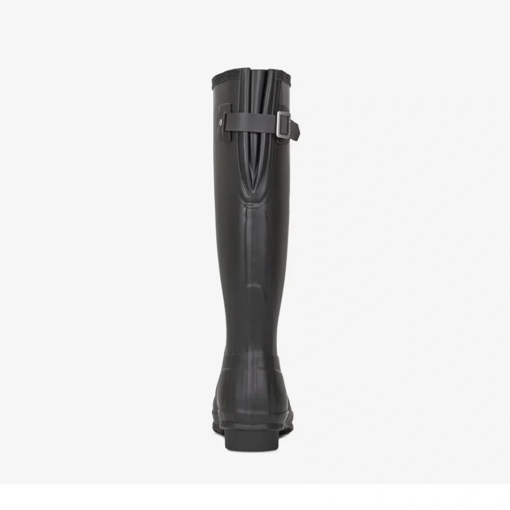 31. Hunter Black tall Boots - Picture 4 of 8